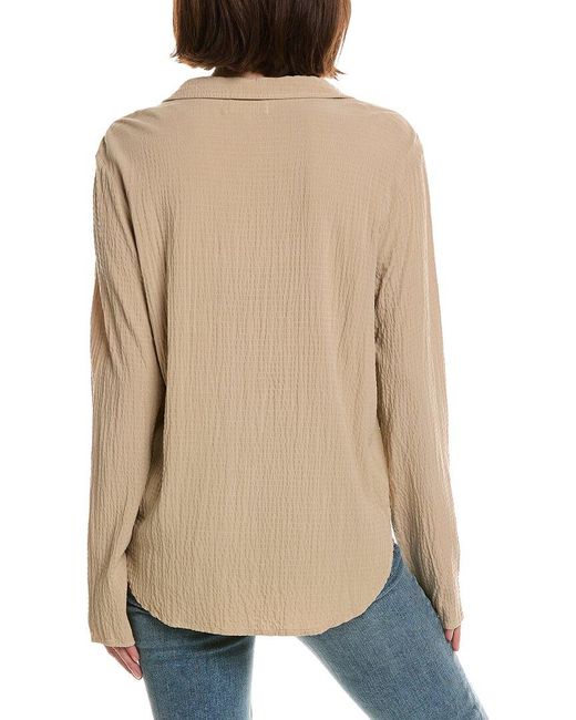 Bella Dahl Natural Button Front Shirt