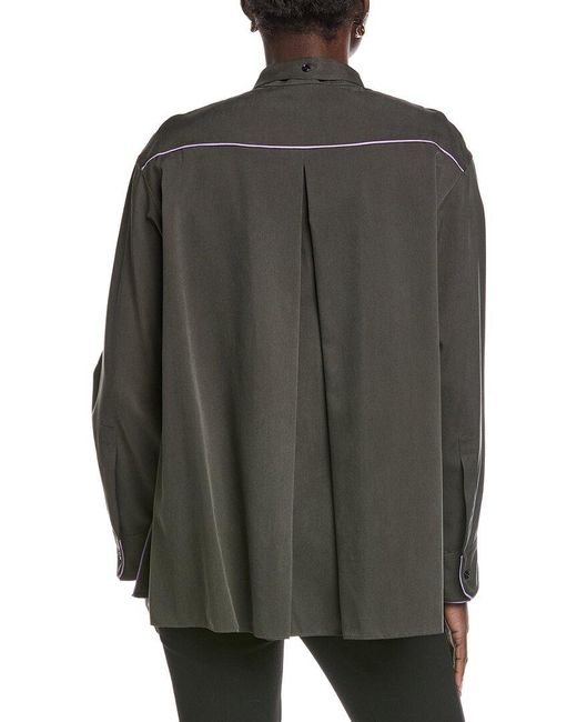 Akris Gray Silk Shirt