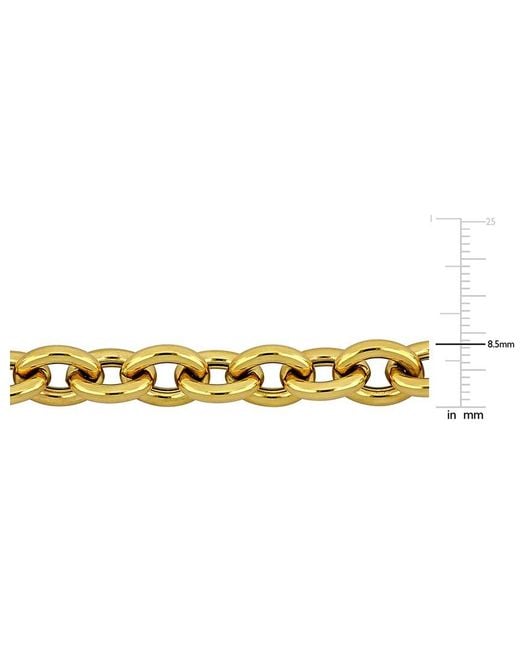 Italian Gold Metallic 14K Link Bracelet