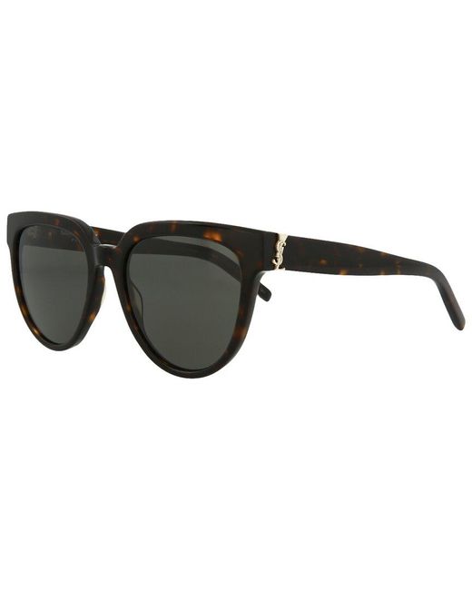 Saint Laurent Black Slm28 54Mm Sunglasses