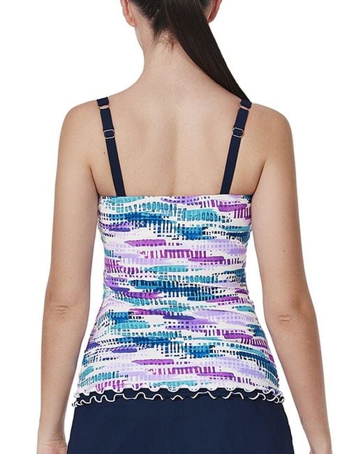 Gottex Blue Canva Tankini