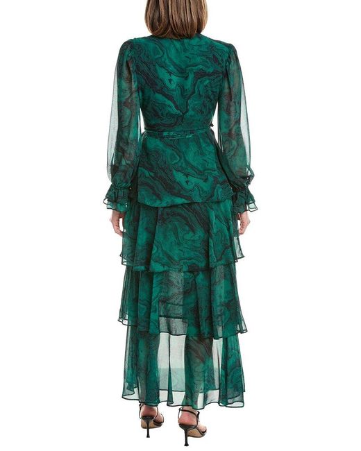 Hutch Green Bardot Dress