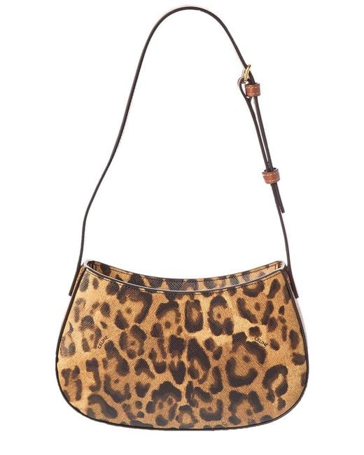 Céline Metallic Tilly Medium Leather Shoulder Bag