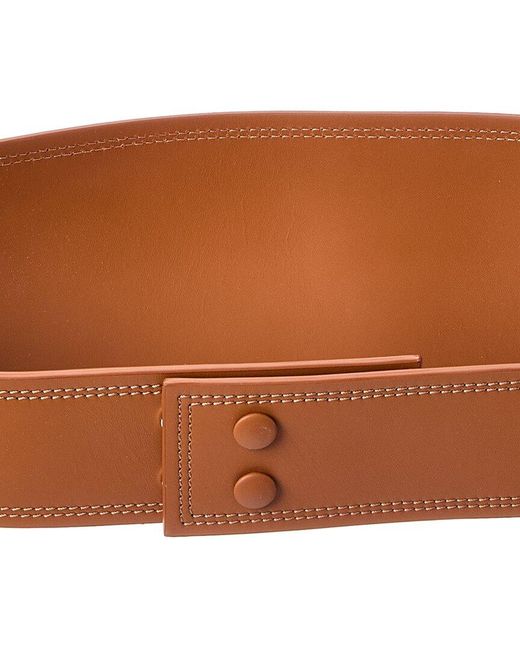 Loewe Brown Gate Leather Belt