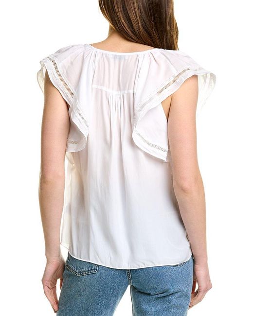 Ramy Brook White Winston Top
