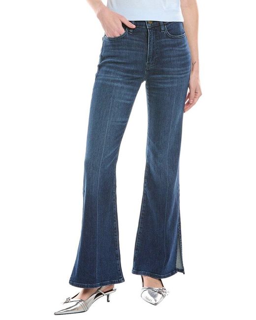 FRAME Blue Le Easy Calvin Flare Jean