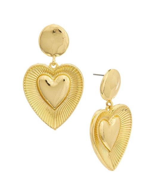petit moments Metallic Drop Dangle Earrings
