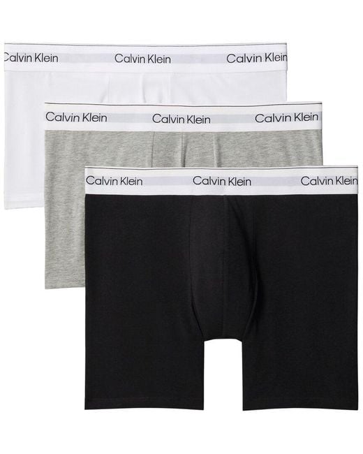 Calvin Klein White Boxer Brief 3-Pack for men