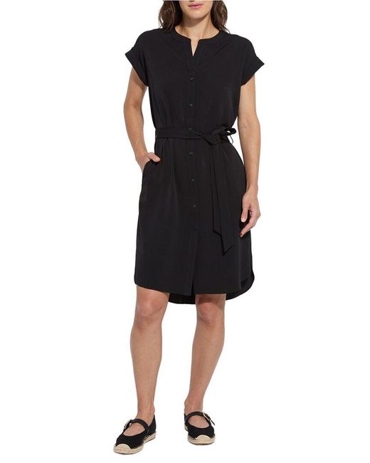 Lyssé Black Blakely Pull On Dress