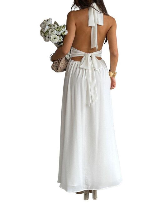Olivia Taylor White Maxi Dress