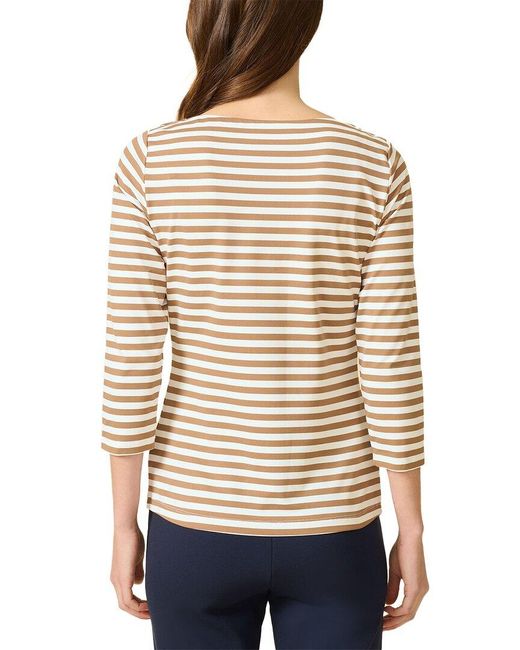 J.McLaughlin Natural Wavesong Knit Top