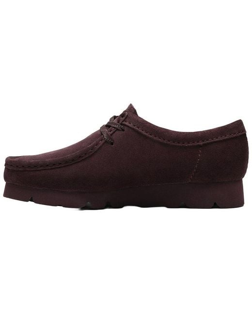 Clarks Brown Wallabee Gtx Suede Moccasin