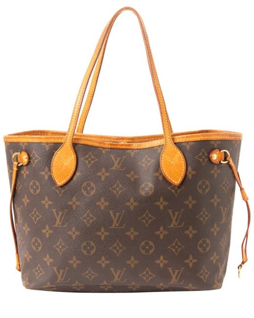 Louis Vuitton Brown Monogram Canvas Neverfull (Authentic Pre-Owned)