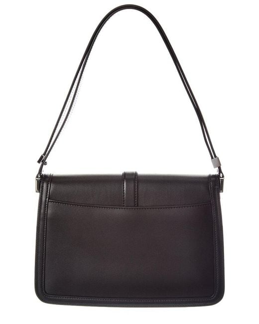 Max Mara Black Leather Shoulder Bag