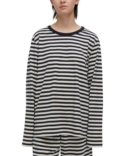 Marimekko Blue Tasaraita Kioski Jersey Shirt
