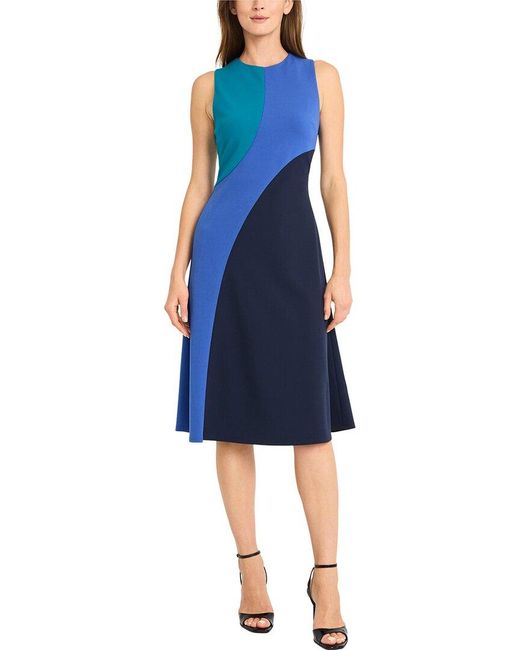 Maggy London Blue A-Line Dress