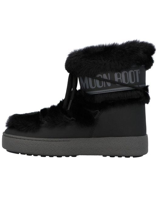 Moon Boot Black Track Low Boot