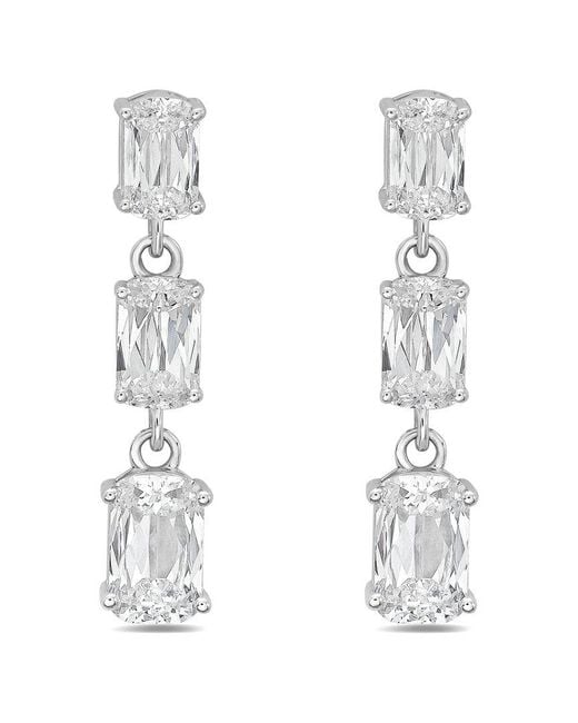 Diana M White Diana M. 14K 4.57 Ct. Tw. Lab-Grown Diamond Hanging Earrings
