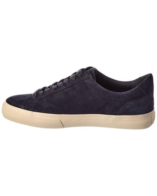 Vince Blue Fremont-B Suede Sneaker for men