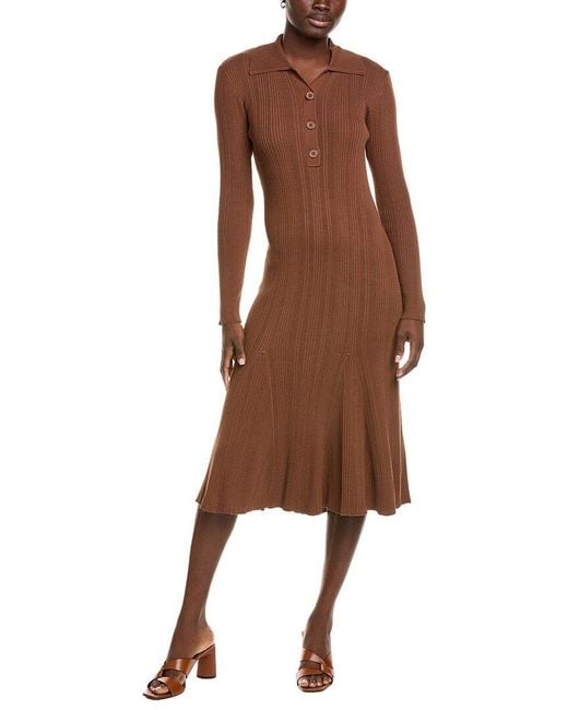 Julia Jordan Brown Sweaterdress