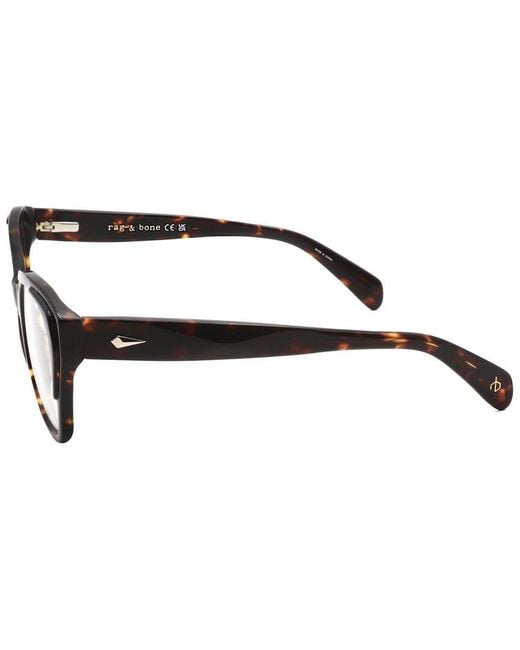 Rag & Bone Black 53Mm Optical Frames