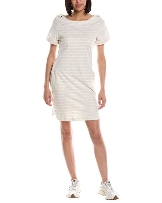 Tommy Bahama White Jovanna Stripe Mini Dress
