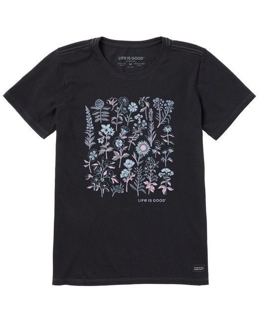 Life Is Good. Black Crusher T-Shirt