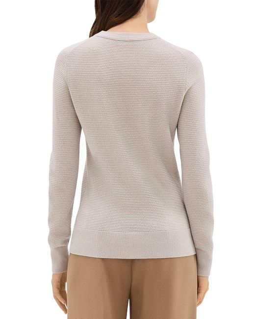 Theory Gray Cashmere Kaylenna Sweater