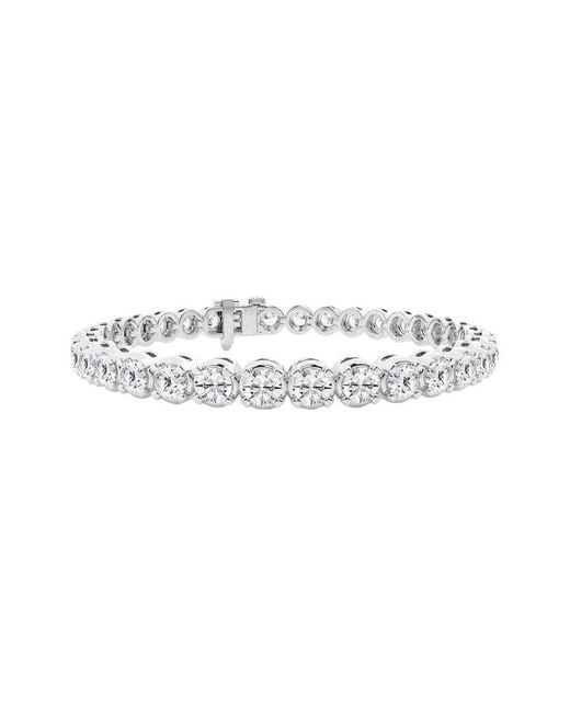 Lab Grown Diamonds White 14K 10.00 Ct. Tw. Lab Grown Diamond Bracelet