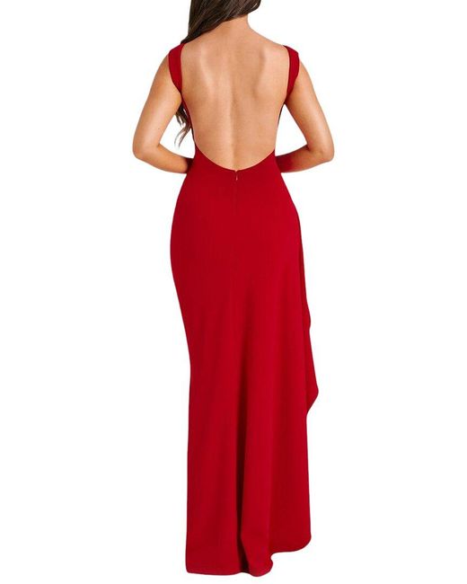 VIBI Red Maxi Dress