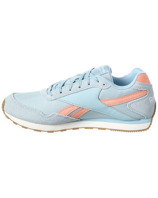 Reebok Blue Glide Low Canvas & Suede Sneaker