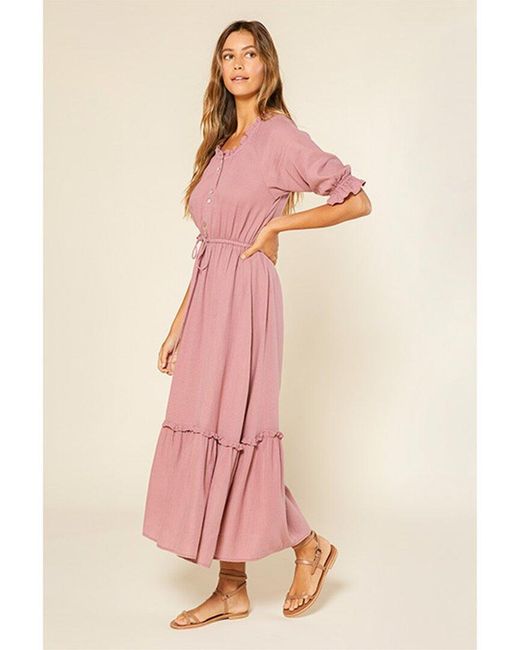 Outerknown Pink Odyssey Dress