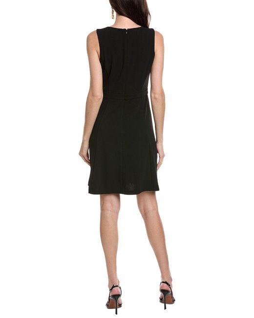 Tahari Black A-line Mini Dress
