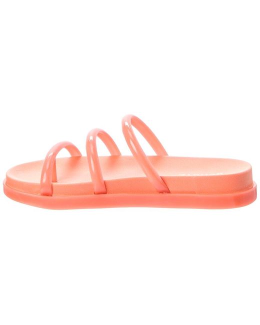 SCHUTZ SHOES Pink Polly Flat Sandal