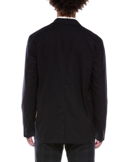 Orlebar Brown Black Sepher Wool Jacket for men