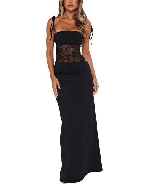 LEBRIN ATELIER Black Midi Dress
