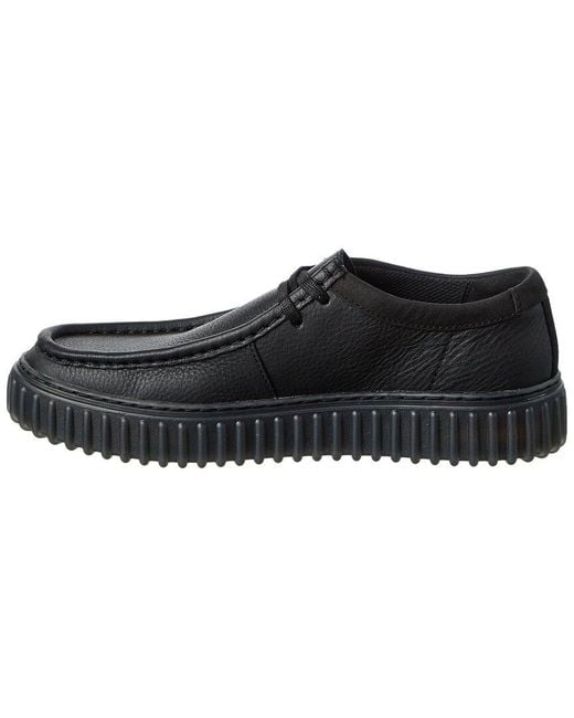 Clarks Black Torhill Lo Leather Loafer for men