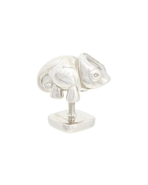 Loewe White Chameleon Pin