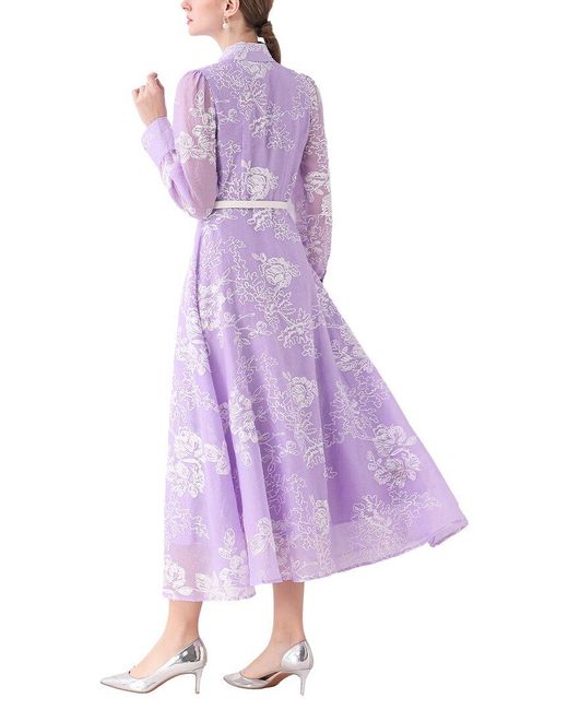 DZA Purple Midi Dress
