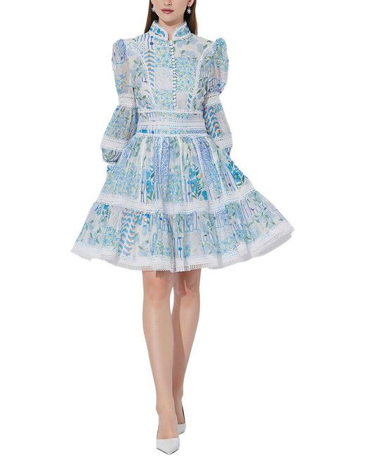 DZA Blue Mini Dress