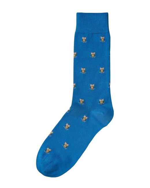 Charles Tyrwhitt Blue Design Sock for men