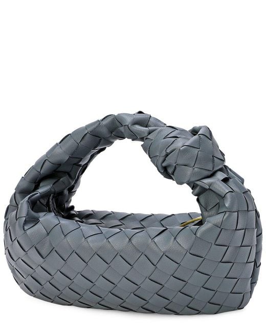 Tiffany & Fred Paris Blue Woven Knot Leather Satchel