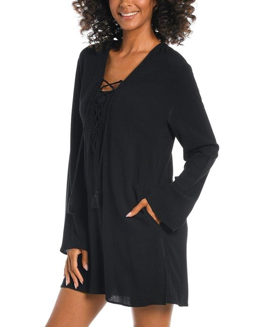 La Blanca Blue Tunic Coverup