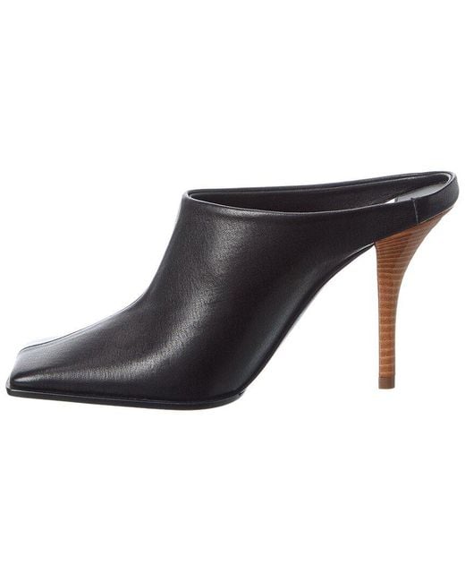 Alaïa Black Alaïa Leather Mule