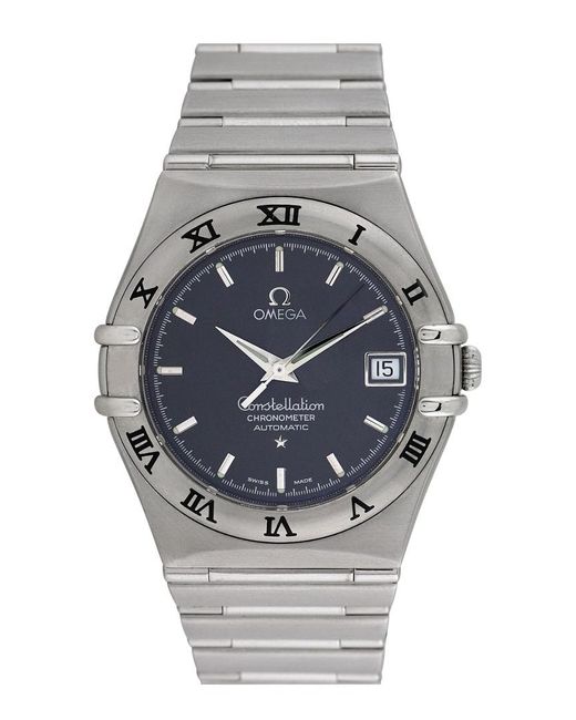 Omega Gray Omega 1990s Constellation Chronometer Watch for men