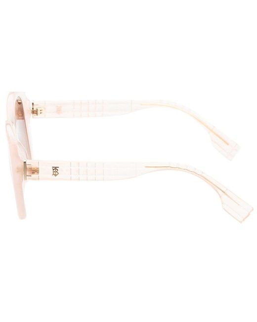 Burberry White Be4371 52mm Sunglasses