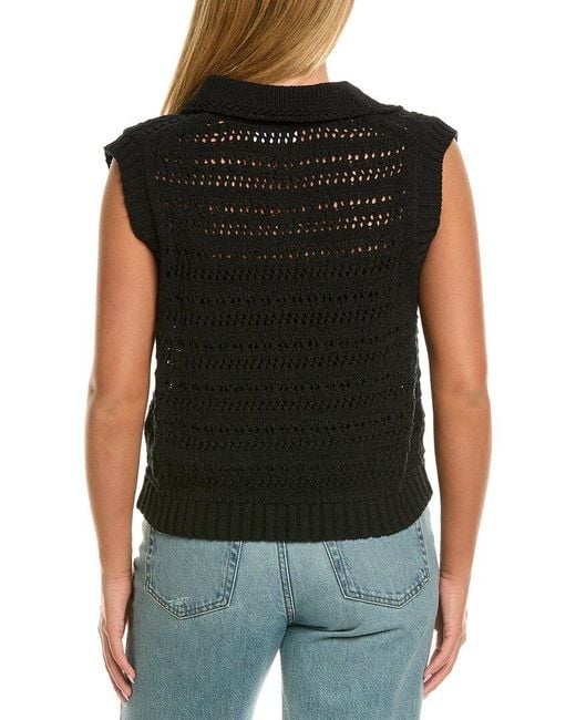 Velvet By Graham & Spencer Black Renee Sweater
