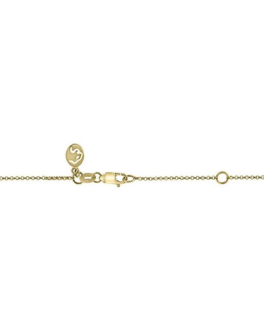 Effy Fine Jewelry Metallic 14K 0.06 Ct. Tw. Diamond Necklace