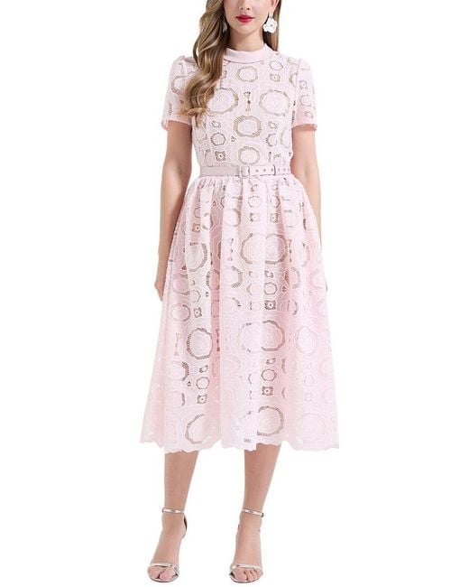 Kaimilan Pink Midi Dress