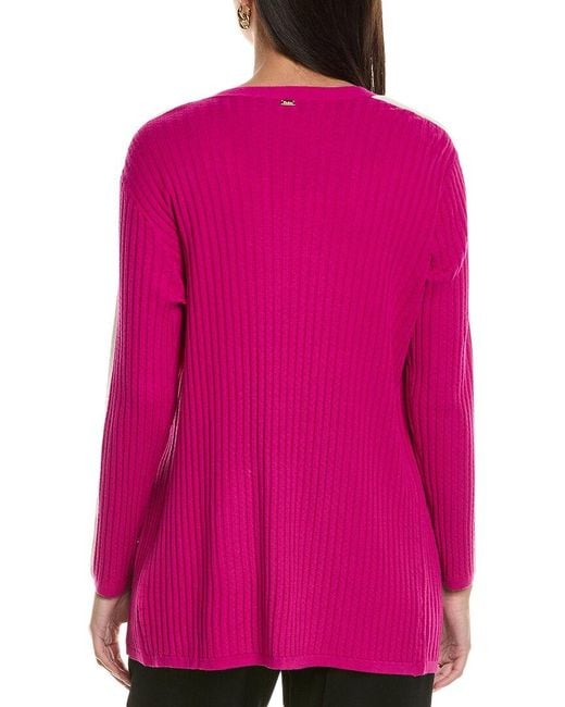 St. John Pink Cardigan